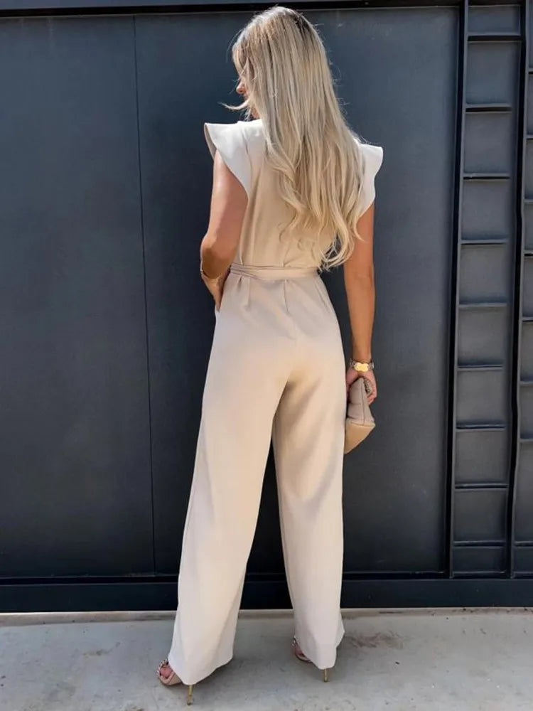 Eleganter High-Fashion Jumpsuit