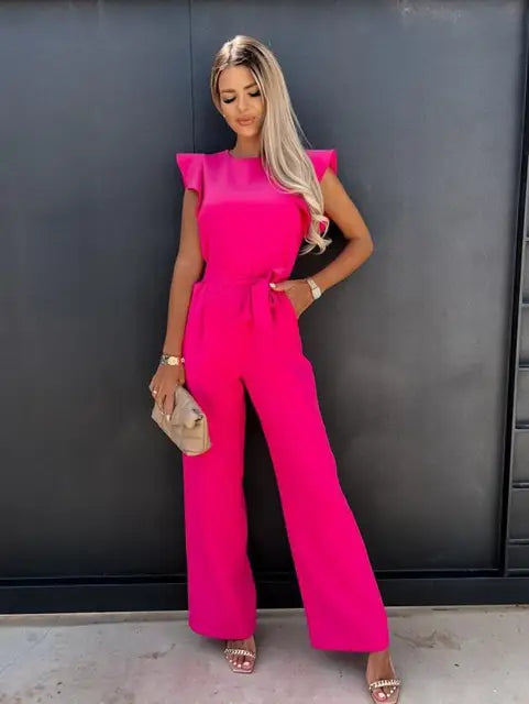 Eleganter High-Fashion Jumpsuit