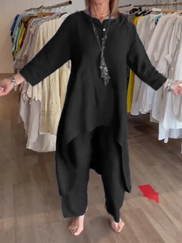 Lässiger Leinenanzug für Damen