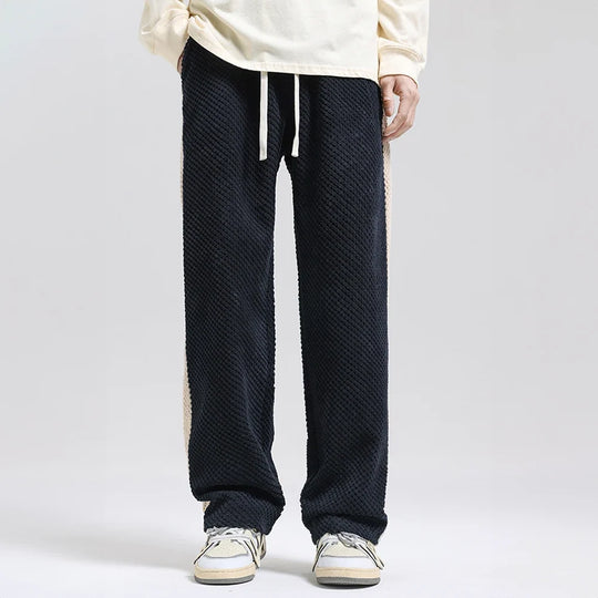 Cord-Jogginghose mit Waffelmuster