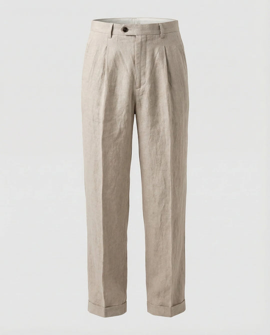 Herren elegante und bequeme Leinenhose