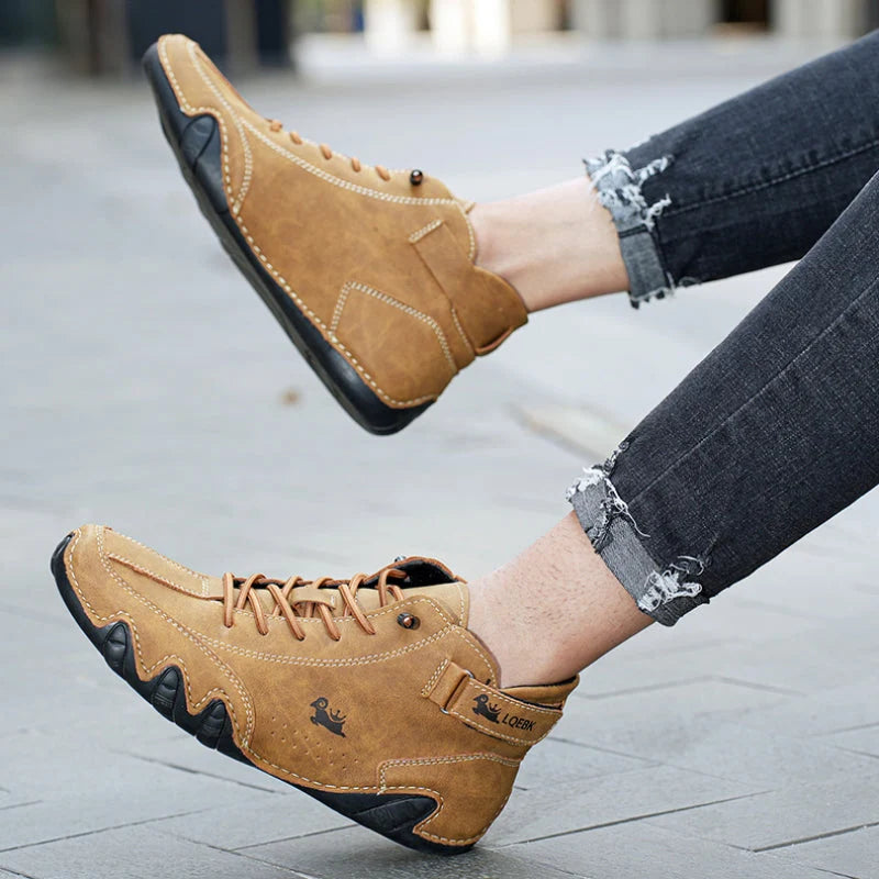 Bequemer Rutschfester Barfußschuh Aus Echte (Unisex).