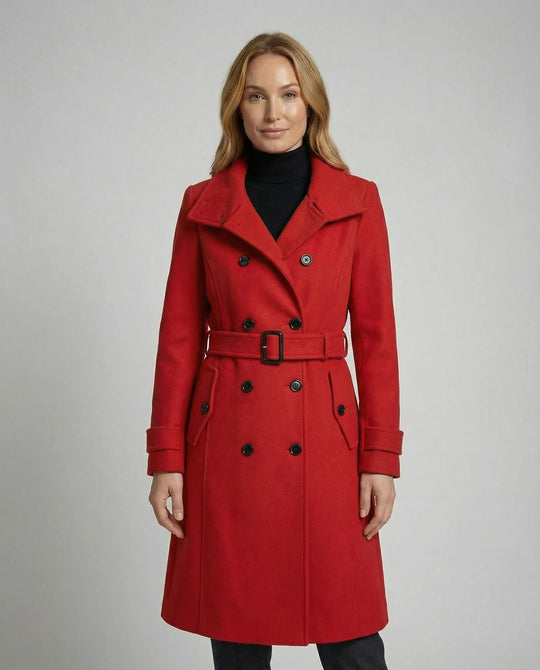 Warmer Damen Trenchcoat Elegant