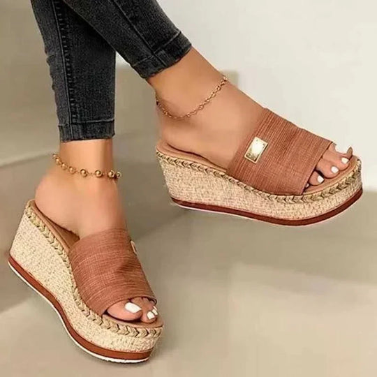 Rattan-Sandalen
