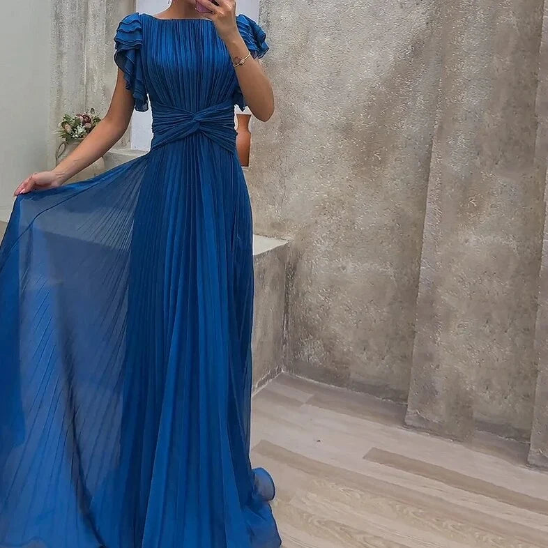 Elegantes Buntes Abendkleid