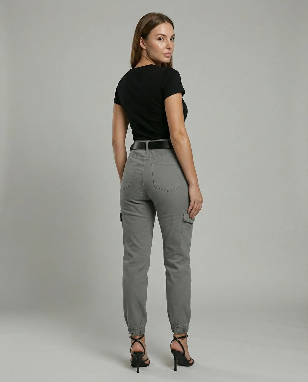 Damen Cargo-Jeans Komfort