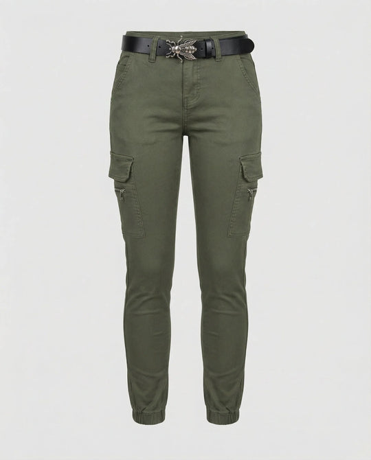 Damen Cargo-Jeans Komfort