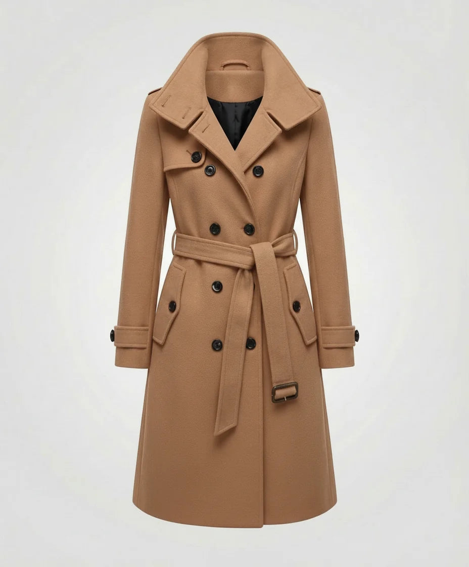 Warmer Damen Trenchcoat Elegant