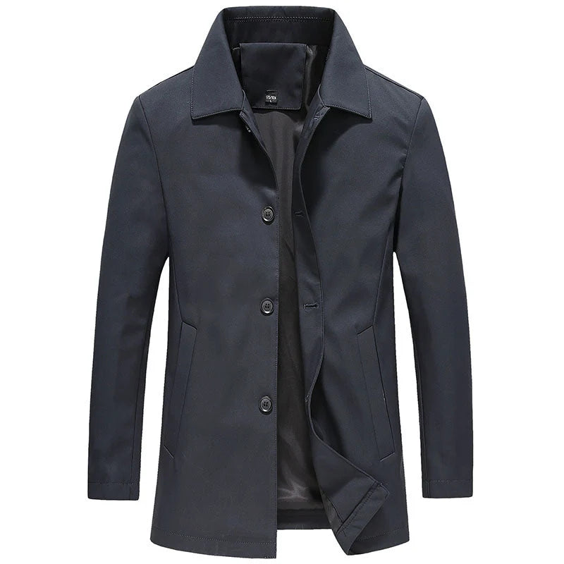 Herren Knopf-down Kragen Jacke