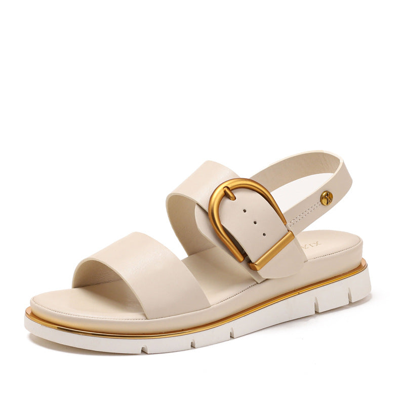 Sandalias de moda con una tira