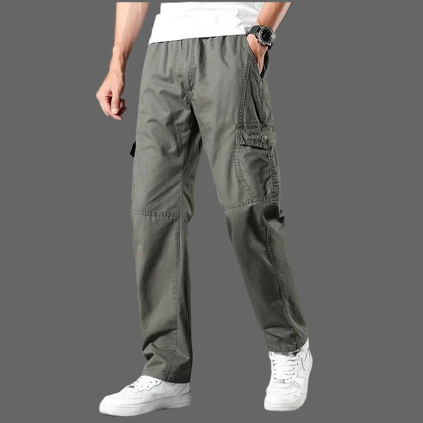 Herren Cargo-Hosen mit multifunktionalen Taschen und atmungsaktivem Stoff