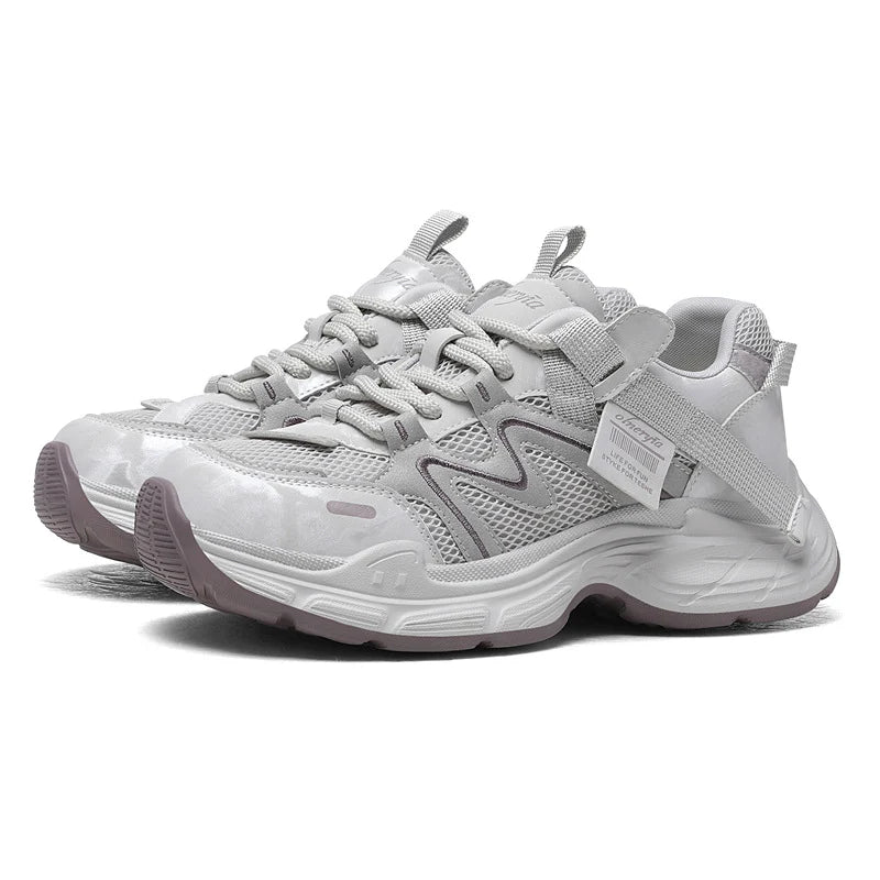 Damen Sportliche Lifestyle-Sneaker mit atmungsaktivem Obermaterial und rutschfester Sohle