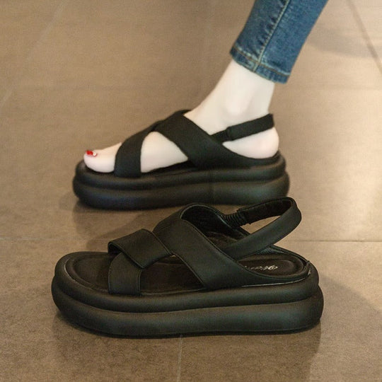 Sandalias gladiador plataforma – súper suaves, para playa