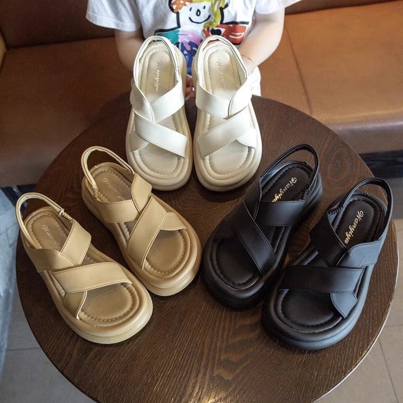 Sandalias gladiador plataforma – súper suaves, para playa