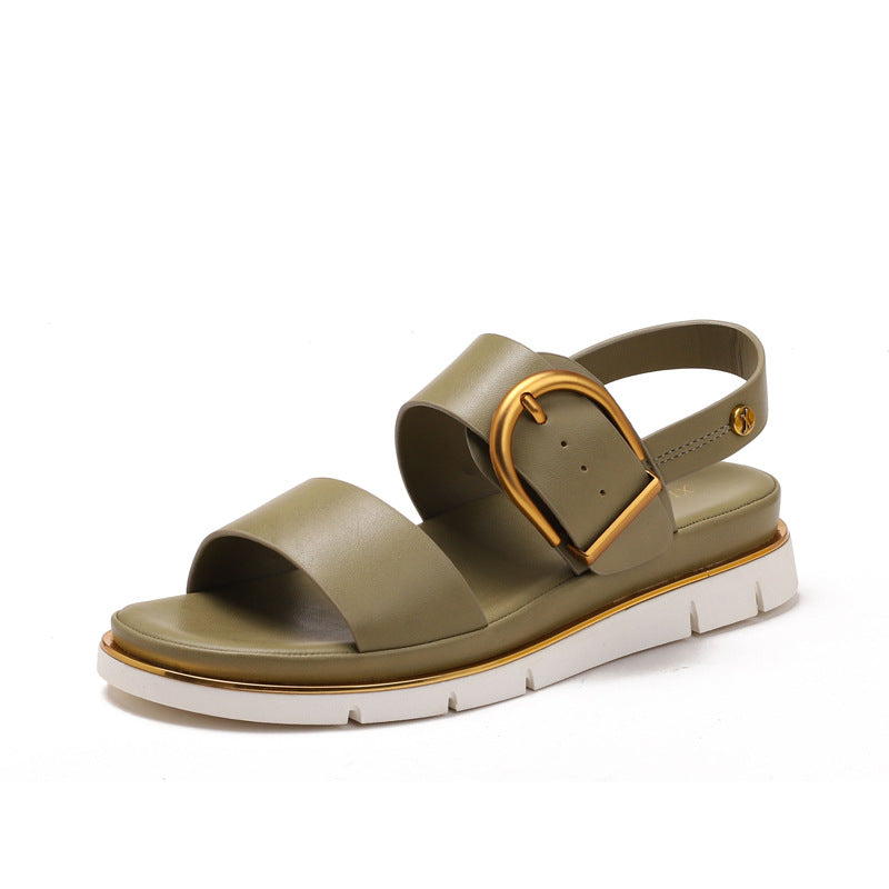 Sandalias de moda con una tira