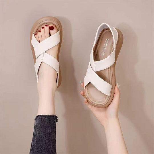 Sandalias de piel con suela suave