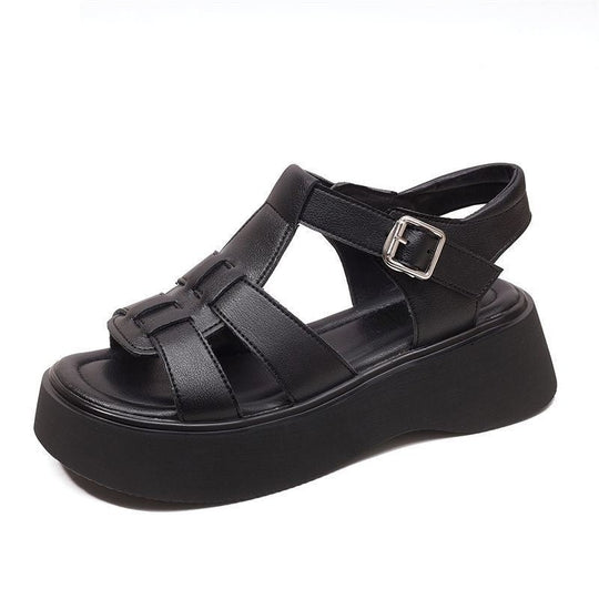 Sandalias casuales cómodas y modernas – de piel genuina