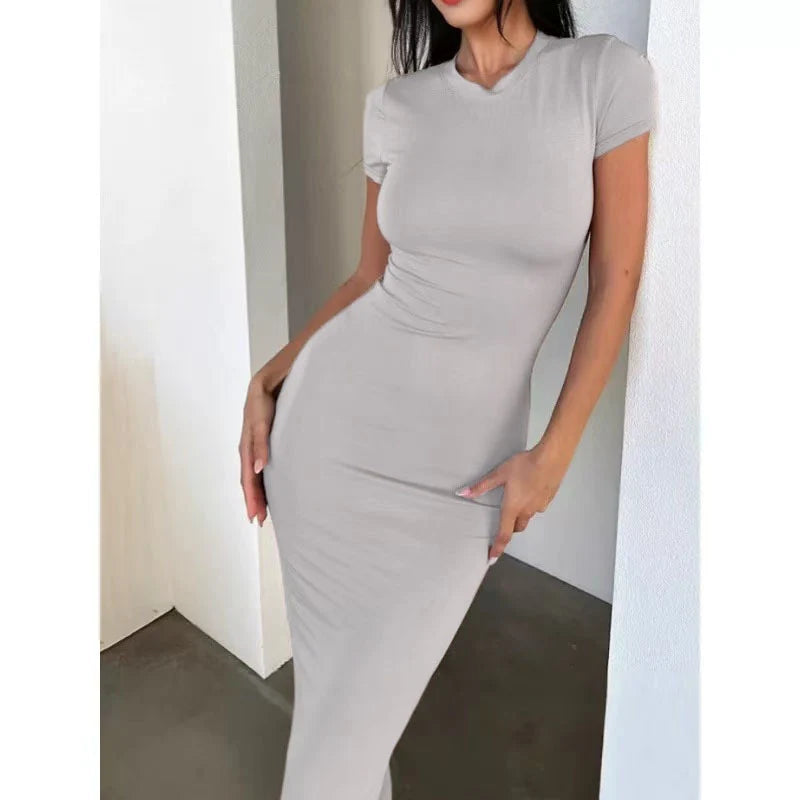 Damen lässiges Skirt- und T-Shirt-Set mit bequemer Passform Heidi Mode