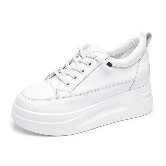 Zapatos de plataforma de cuero