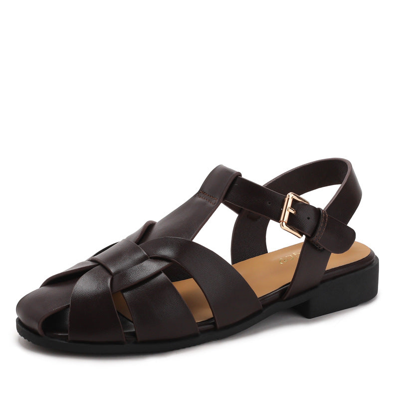 Sandalias tipo gladiador de estilo retro