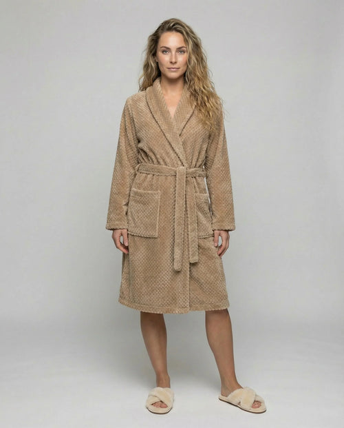 Kuscheliger Damen Bademantel