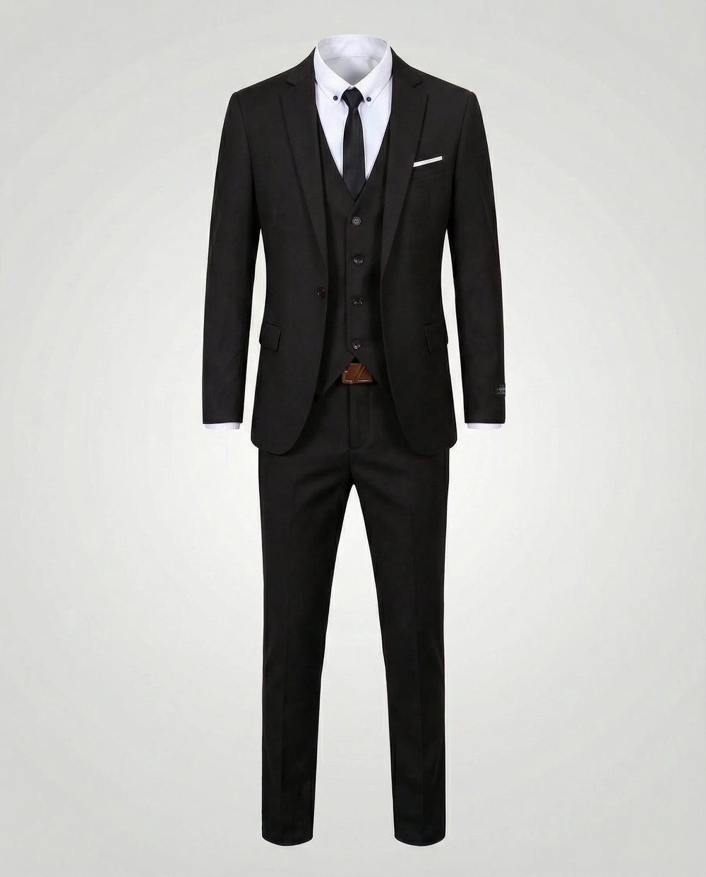 Eleganter 3 Teilig Herrenanzug
