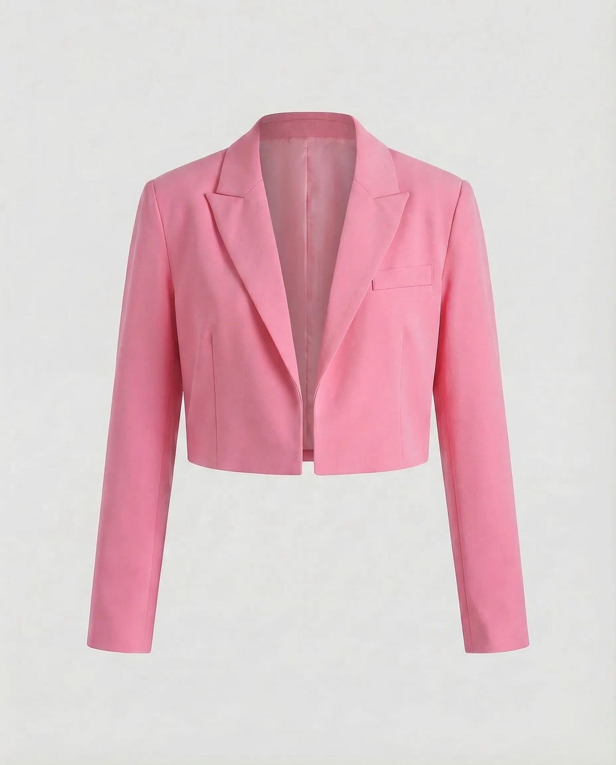 Damen Kurz geschnittener Blazer Reverskragen