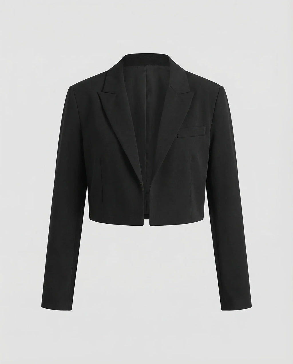 Damen Kurz geschnittener Blazer Reverskragen