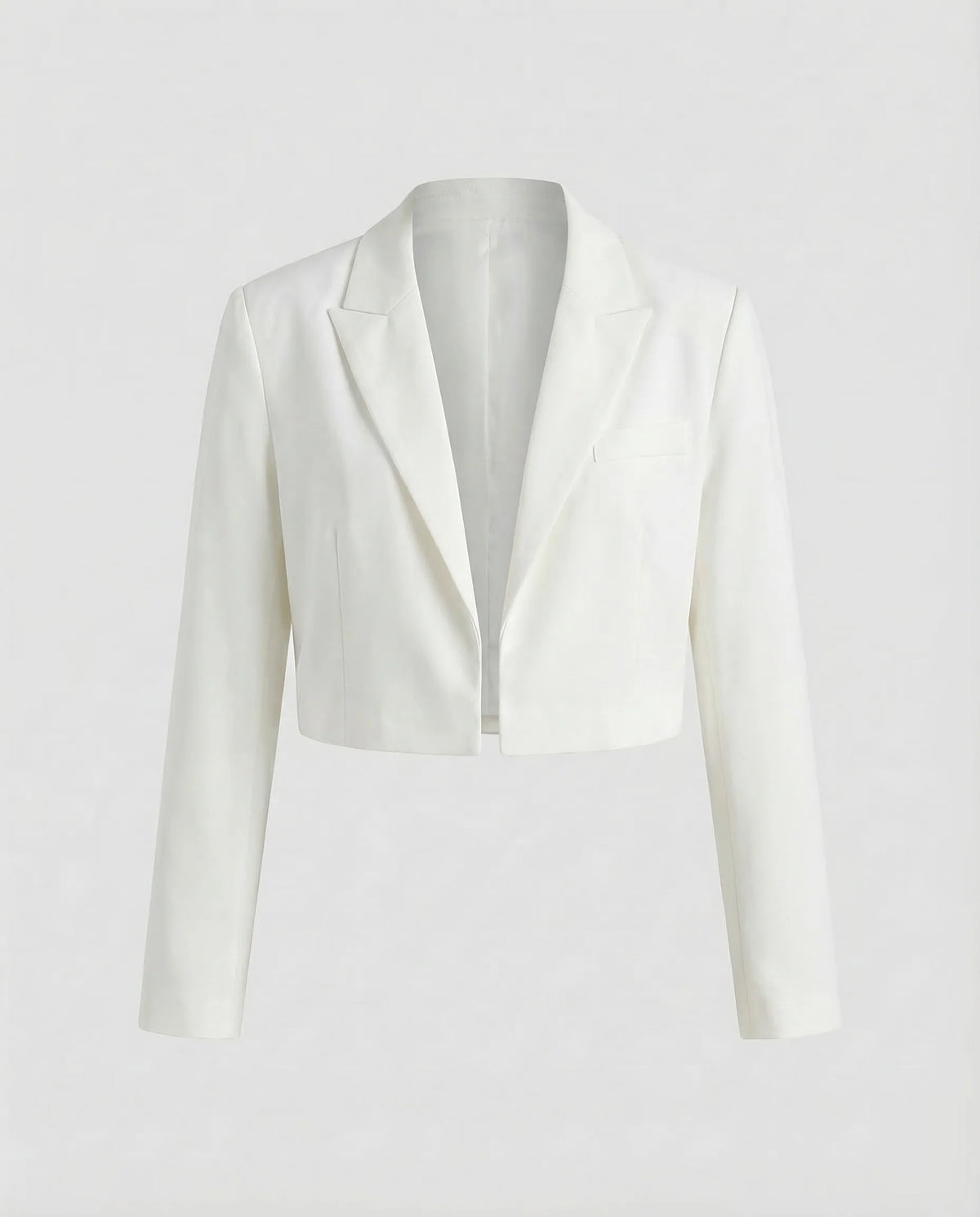 Damen Kurz geschnittener Blazer Reverskragen