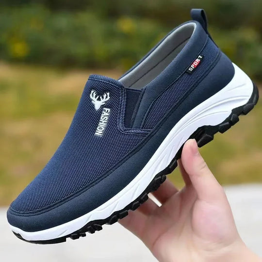 Herren Slip-On Mesh Turnschuhe