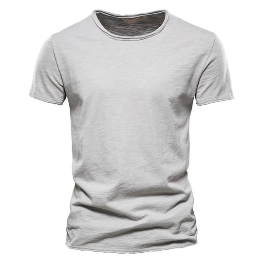 Lässiges Baumwoll-T-Shirt
