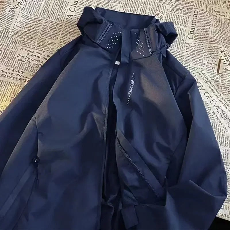 Regenjacke - Wasserdicht und Atmungsaktiv - Perfekt für Outdoor- und Alltagsgebrauch