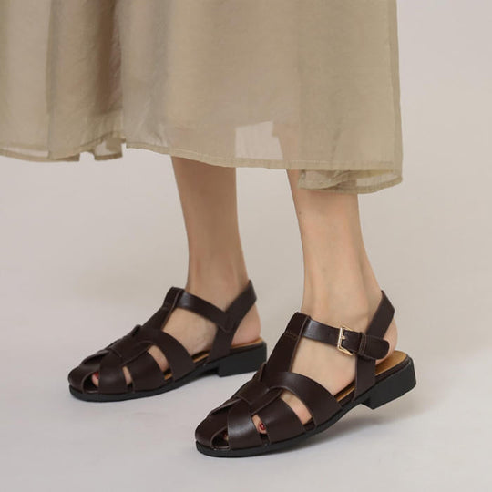 Sandalias tipo gladiador de estilo retro