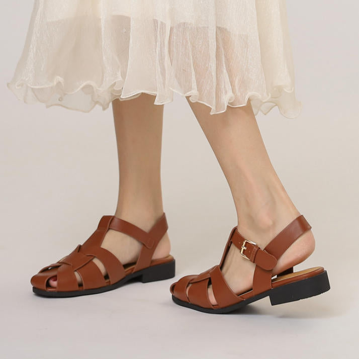 Sandalias tipo gladiador de estilo retro