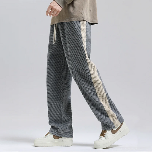 Cord-Jogginghose mit Waffelmuster