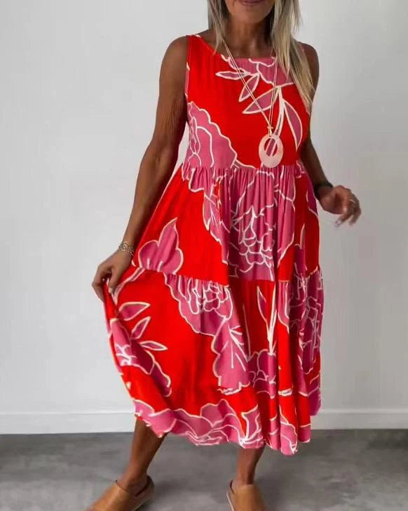 Komfortables Ärmelloses Sommerkleid für Damen