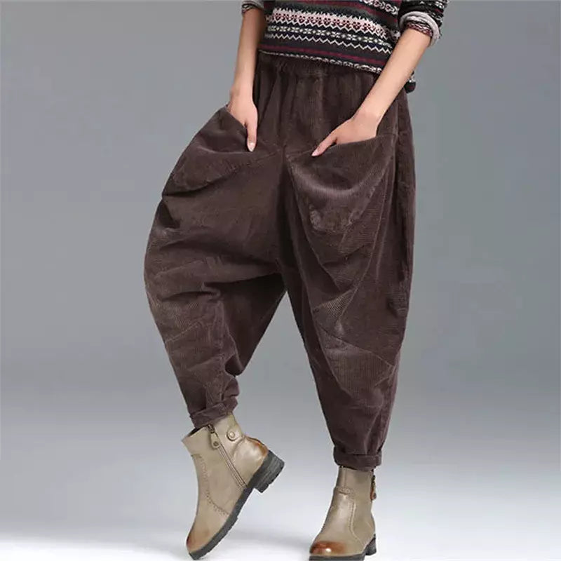 Winterweite Sarouelhose