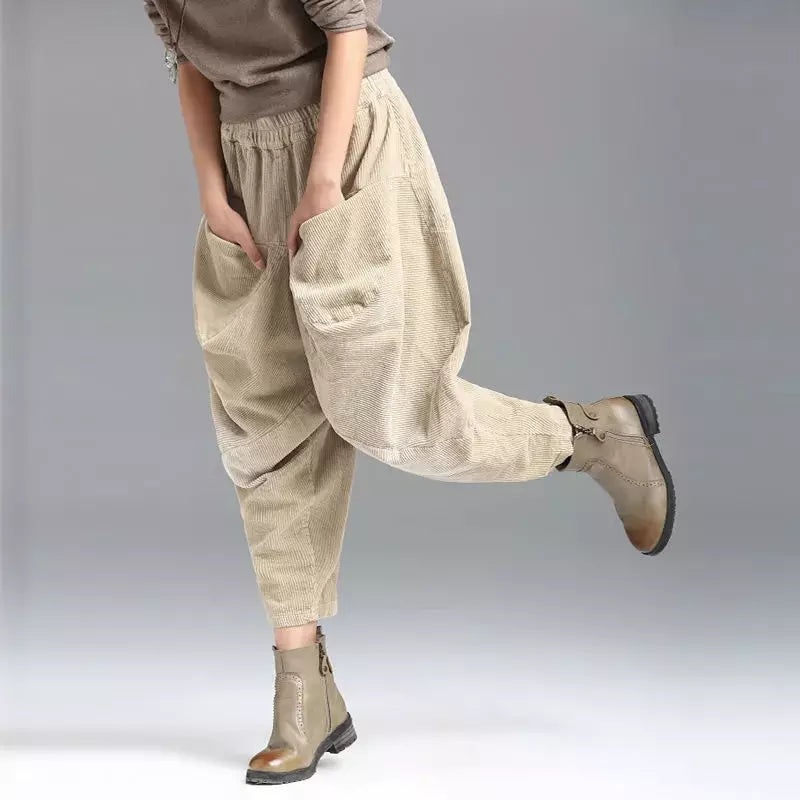 Winterweite Sarouelhose