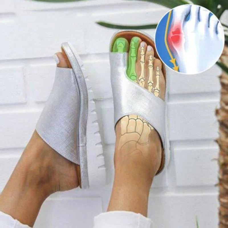 Damen Orthopädische Sandalen Hallux Valgus Korrigierend