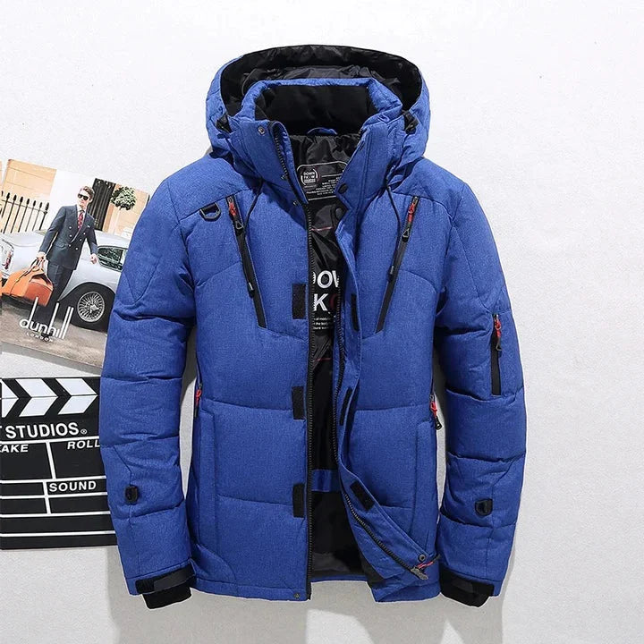 Elegante Daunenjacke Aus Hochwertigem Material für Maximalen Stil und Wärme