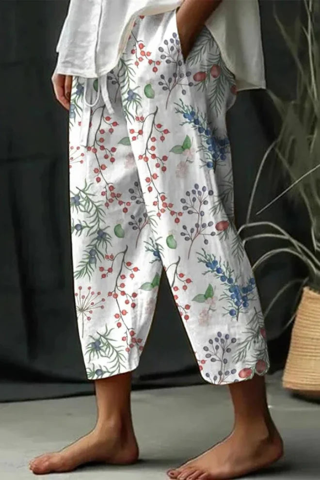 Lässig Einzigartig Bedruckte Knopf-Taschen-Hose